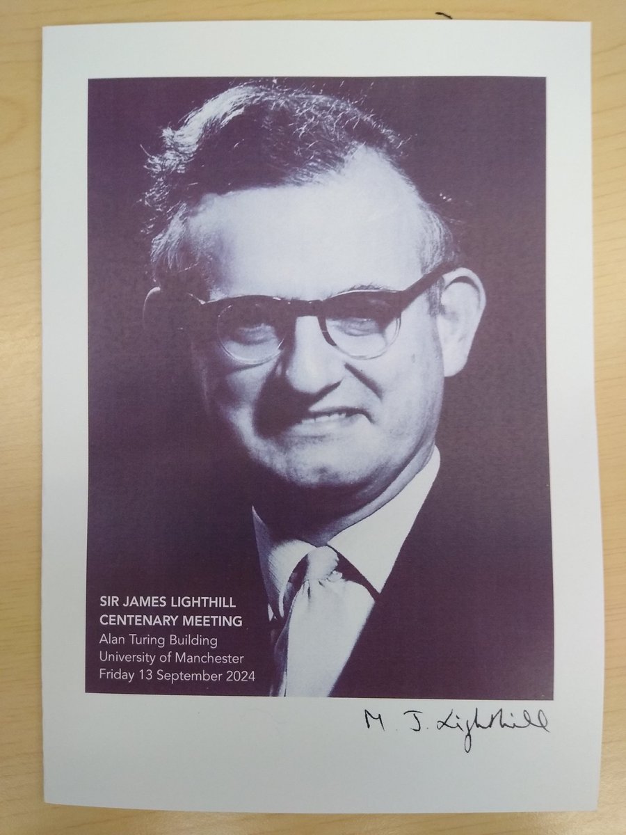 S_K_Wilson's tweet image. Sir James Lighthill Centenary meeting hosted at @ManUniMaths. #fluiddynamics