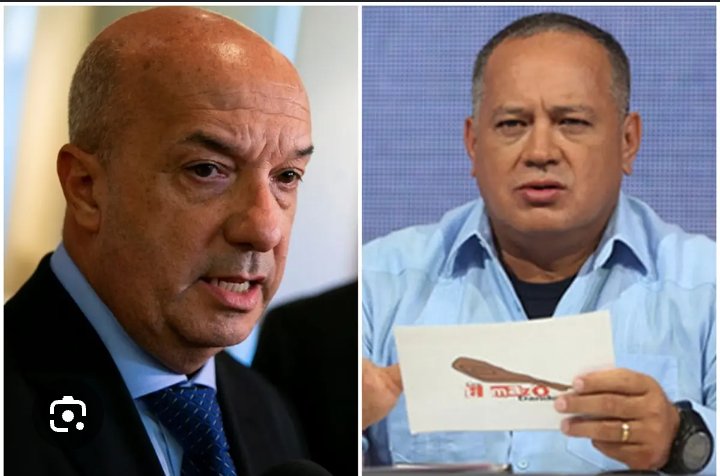Y el maligno Bebé Gerber <a href="/dcabellor/">Diosdado Cabello R</a> ministro justicia y paz los sigue madrugando. Al cachuo <a href="/Simonovis/">Iván Simonovis</a> y al estafador y bocón Erick prince. Par de chancletas Estos tipejos.
