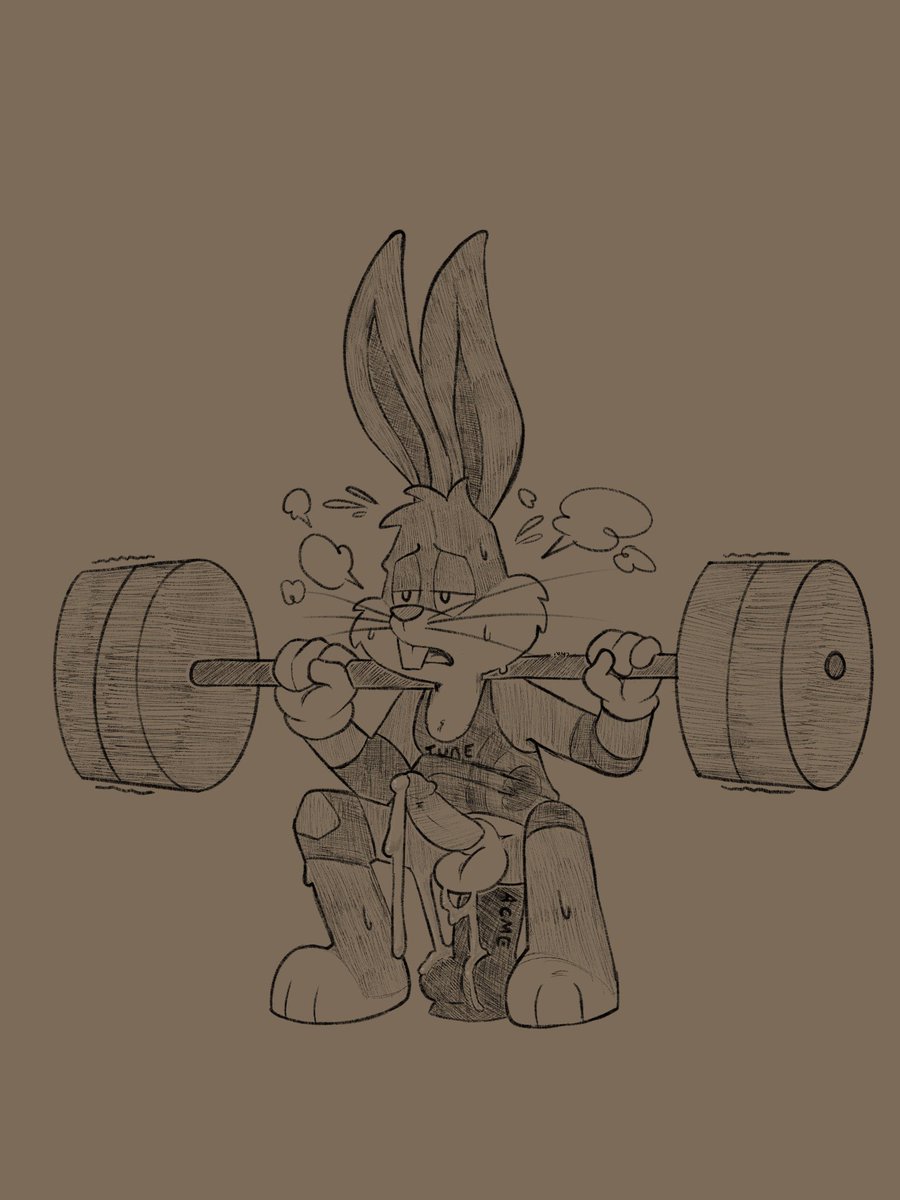 I posted this yesterday on my bluesky so today imma post everywhere else!

Gotta push your limits if you wanna be fit for your matches. Got that ACME work out