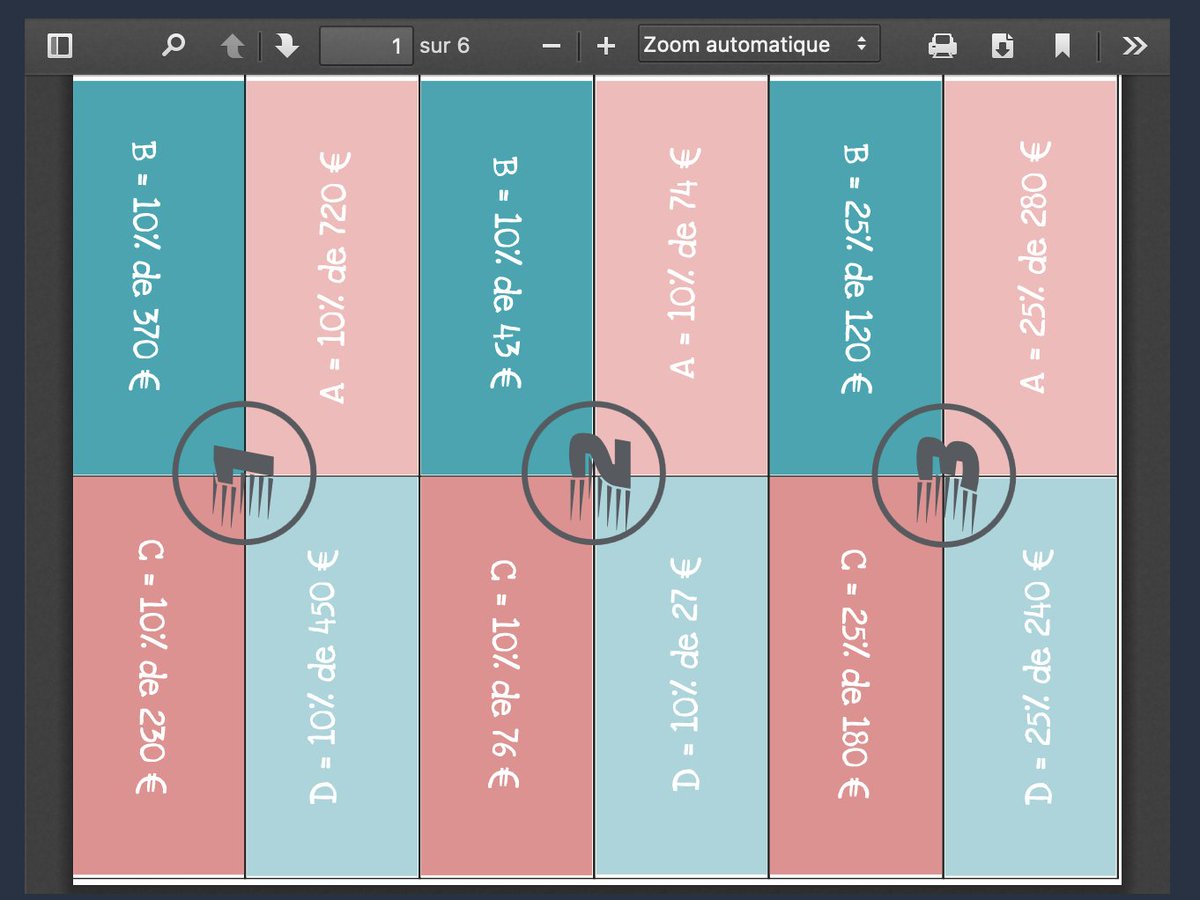 EveChambon's tweet photo. 🧩 La petite Matheuse / Cartes à imprimer pour jouer en classe 6e / 5e

et travailler :
🔹 J'ai ... Qui a ? pour le vocabulaire 
🔹Battle sur les pourcentages 
🔹Cartes autocorrectives sur les calculs astucieux ...

Site en construction de Audrey Dominique
https://t.co/XfN9lkfCGS https://t.co/MYodUaxDO4