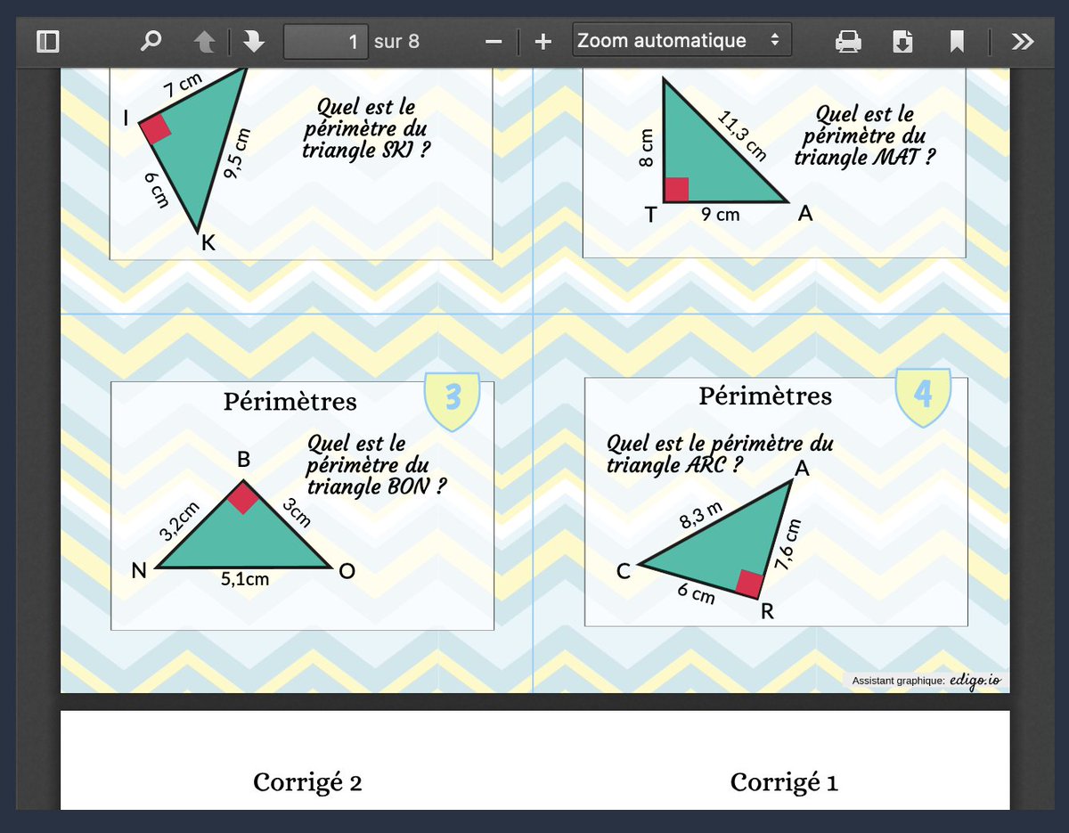 EveChambon's tweet photo. 🧩 La petite Matheuse / Cartes à imprimer pour jouer en classe 6e / 5e

et travailler :
🔹 J'ai ... Qui a ? pour le vocabulaire 
🔹Battle sur les pourcentages 
🔹Cartes autocorrectives sur les calculs astucieux ...

Site en construction de Audrey Dominique
https://t.co/XfN9lkfCGS https://t.co/MYodUaxDO4