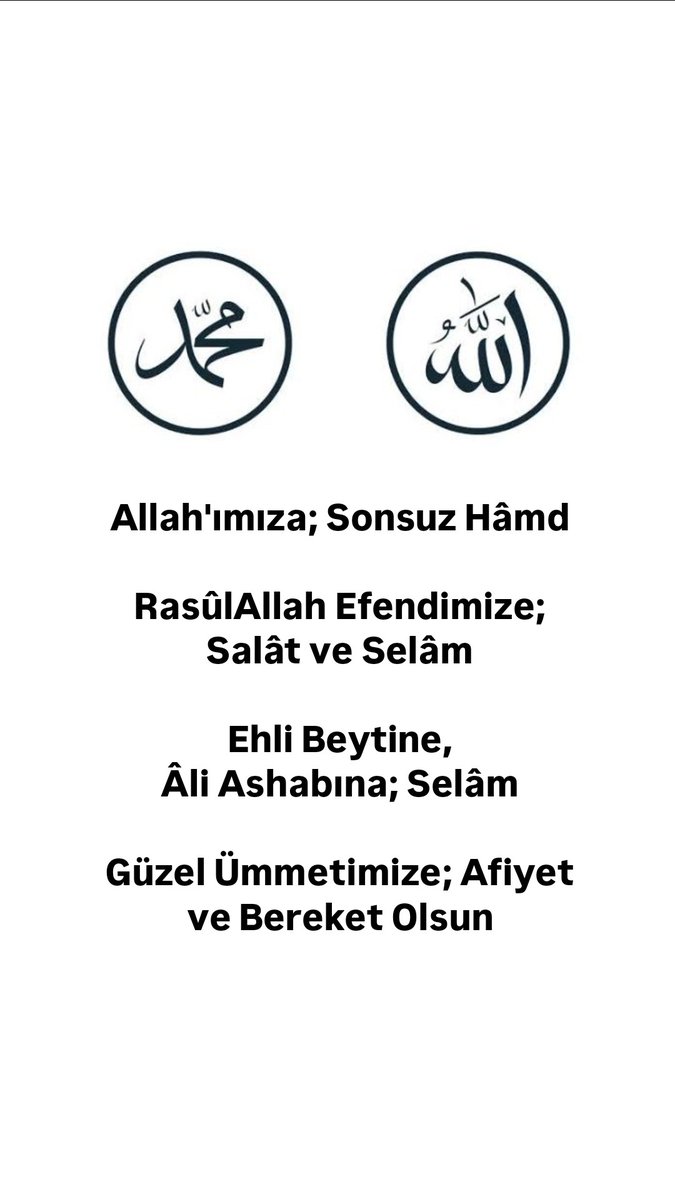 Allah’ın Zât'ının Tekliğini,
Din'inin Mukaddesiyatını,
Rasulü Habib'inin risaletinin varlığını, O'nun (cc) buyurduğu üzere tasdik edenlere selâm olsun