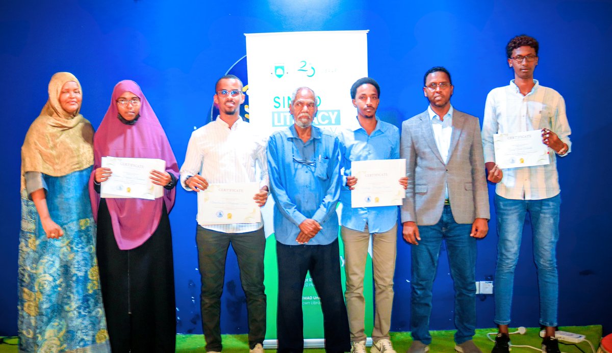 Maalinta Akhris-qoraalka ee jaamacadda @SIMAD awgeed, Waxaa sidoo kale shalay lagudoonsiiyay shahaado garasheed  ardaydii ugu booqashada badneeyd ee maktabaddaha Jaamacadda @SIMAD

#SIMADReads #SIMADLiteracyDay2024 #WorldLiteracyDay  <a href="/simadlibrary/">Dhoobaale Library</a>