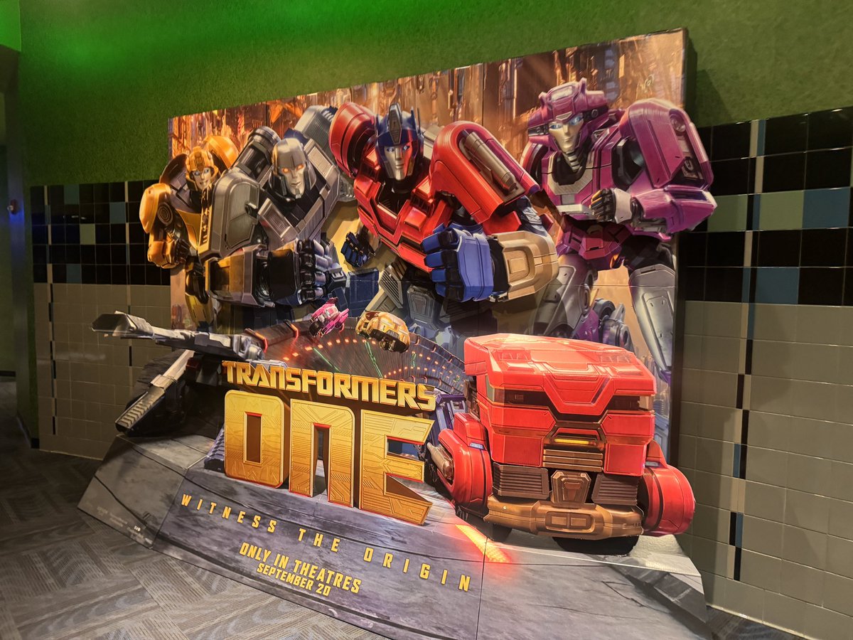 Adventure Mom®️ (@theadventuremom) on Twitter photo We enjoyed the advanced screening of <a href="/transformers/">Transformers</a> today. #TransformersOne #transformersmovie We enjoyed the advanced screening of <a href="/transformers/">Transformers</a> today. #TransformersOne #transformersmovie