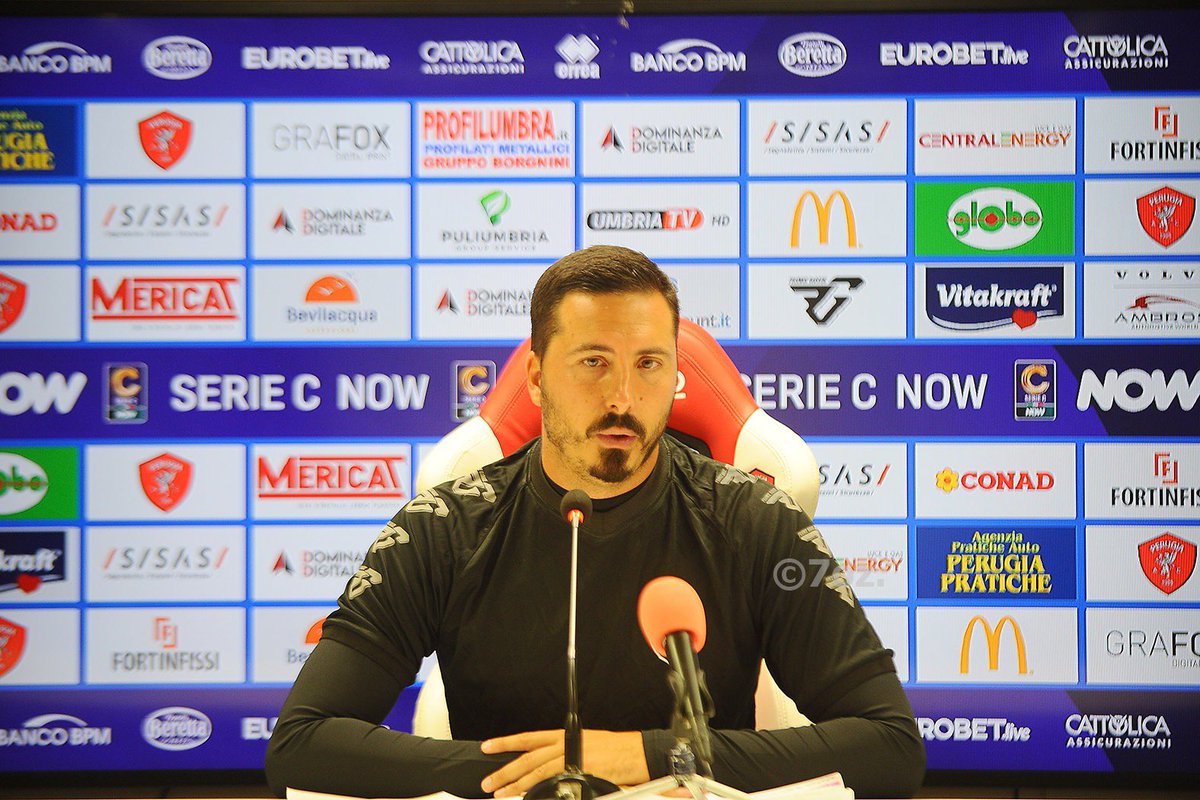ACPerugiaCalcio's tweet photo. 🎙️| Alla vigilia di #PerugiaGubbio le parole di mister #Formisano
👉 https://t.co/oYdUuo1rIp
#forzaperugiasempre @seriecofficial https://t.co/GfbyyDeuNQ