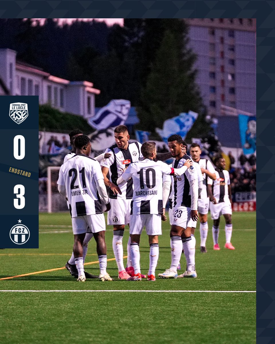 fc_zuerich's tweet photo. Wir gewinnen das Spiel gegen FC Le Communal Sport Le Locle mit 3:0 und ziehen in die nächste Cuprunde ein! 👏🏼🏆
#CSLFCZ #fcz #NieUsenandGah https://t.co/3szvWB5zGF