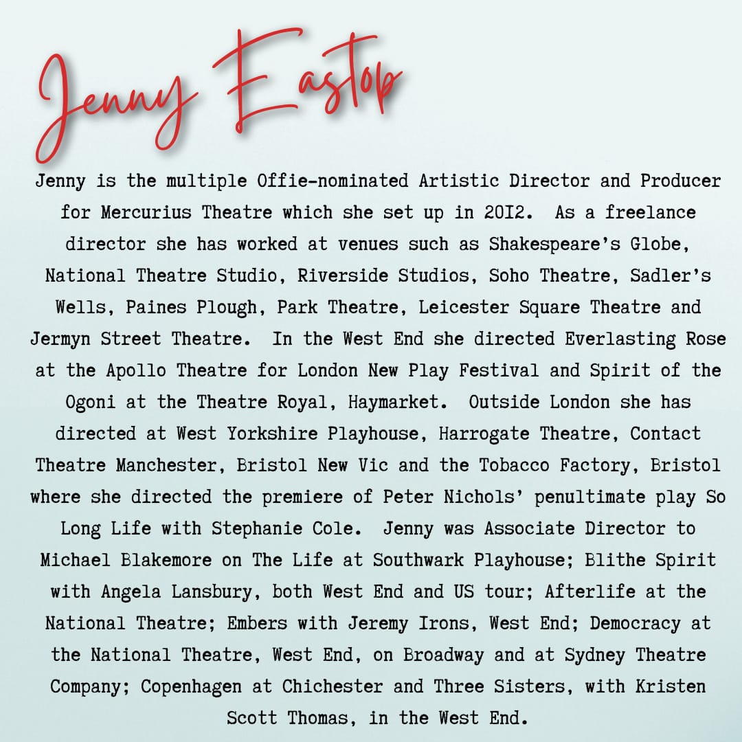 Excited to introduce the incredible director behind 'Triple Threat'! 🎭 Meet Jenny Eastop, our three-time Offie-nominated director! Her passion, experience, and creative vision are bringing this story to life in ways you won’t want to miss. Swipe to learn more about her!