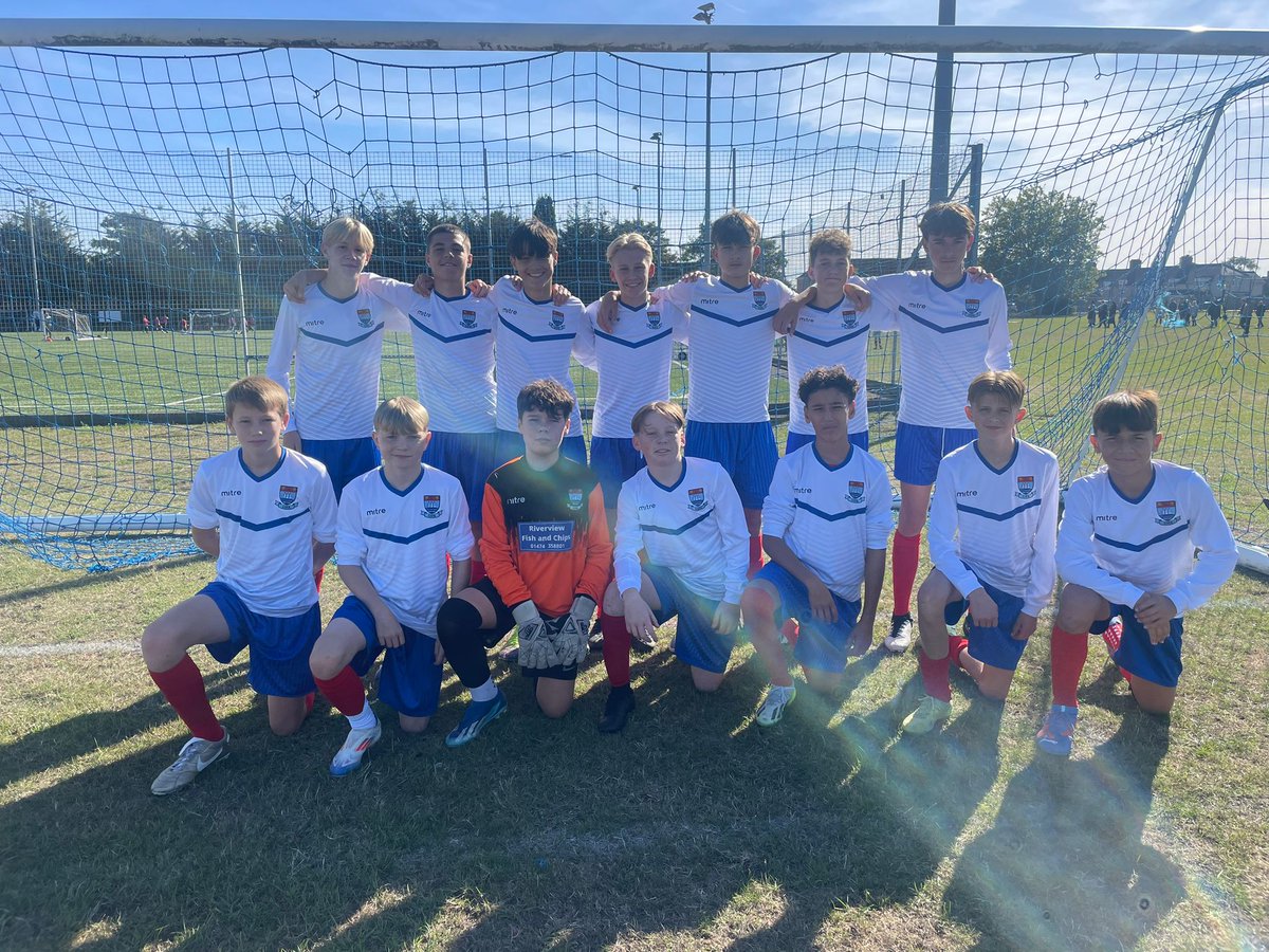 The Gravesham U14s squad that travelled to Bexley this morning