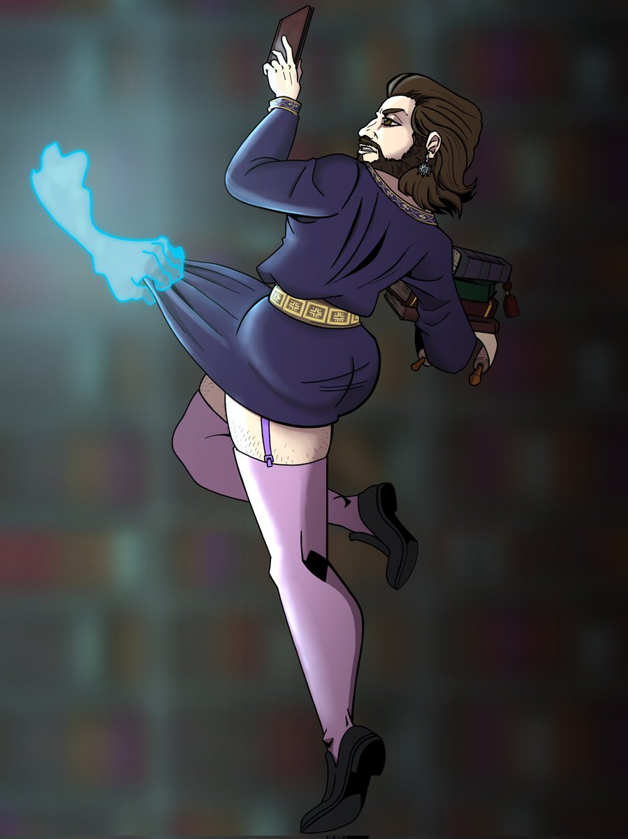 batsmarvelous's tweet photo. So @TimDownie1 and I had a drive-by interaction @2Dconvention this year and I promised him a pin-up of Gale because he was wishing he'd had one. Never disappoint a wizard. https://t.co/GEVErEer2A