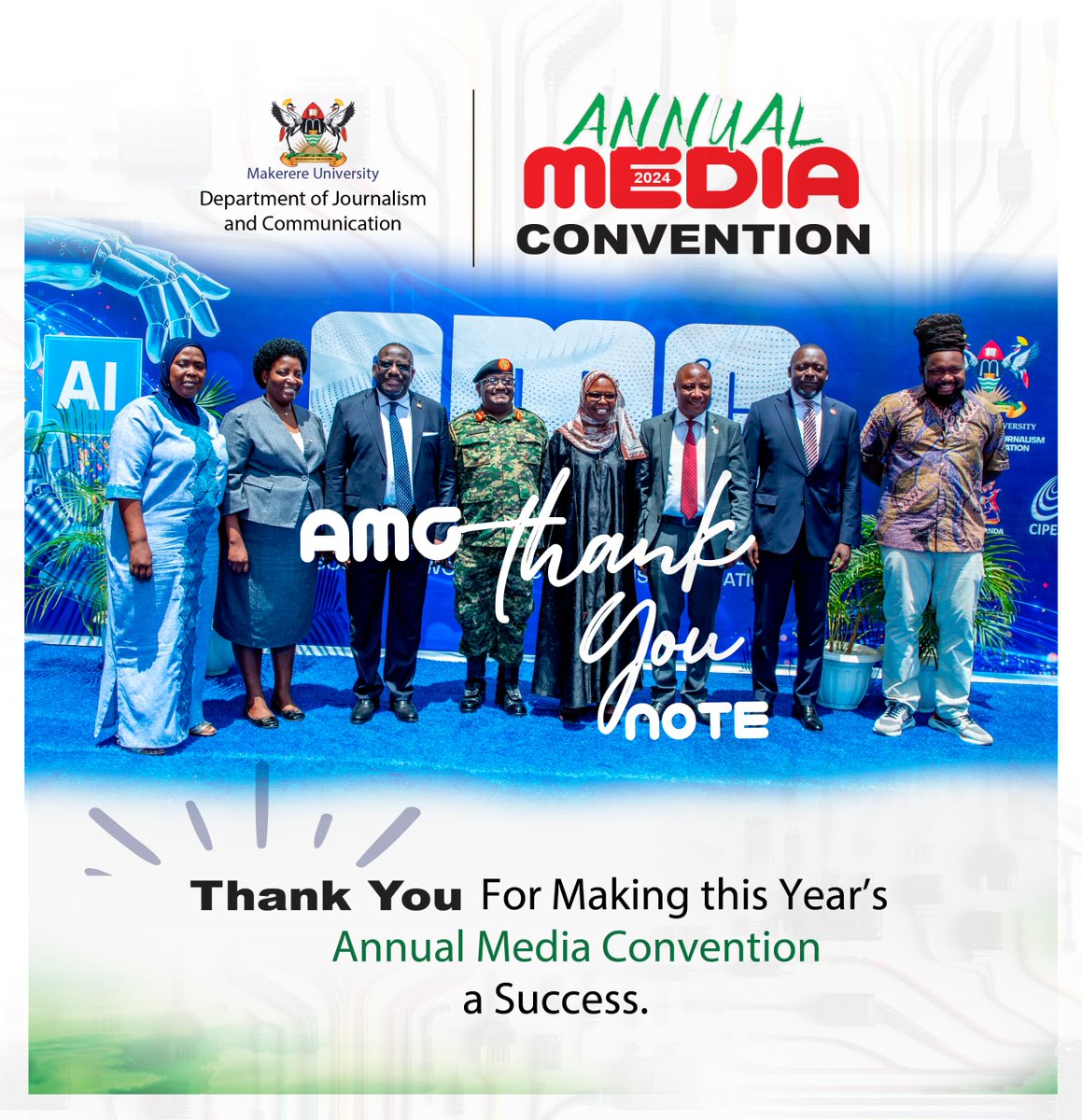 mangyeri's tweet image. The 2024 Annual Media Convention at Makerere University!

Takeaways✌️

Communications practitioners need to adopt evolving technologies such as AI and OSINT to develop better ways of disseminating information, detecting false news and collaborating.

#MakComms