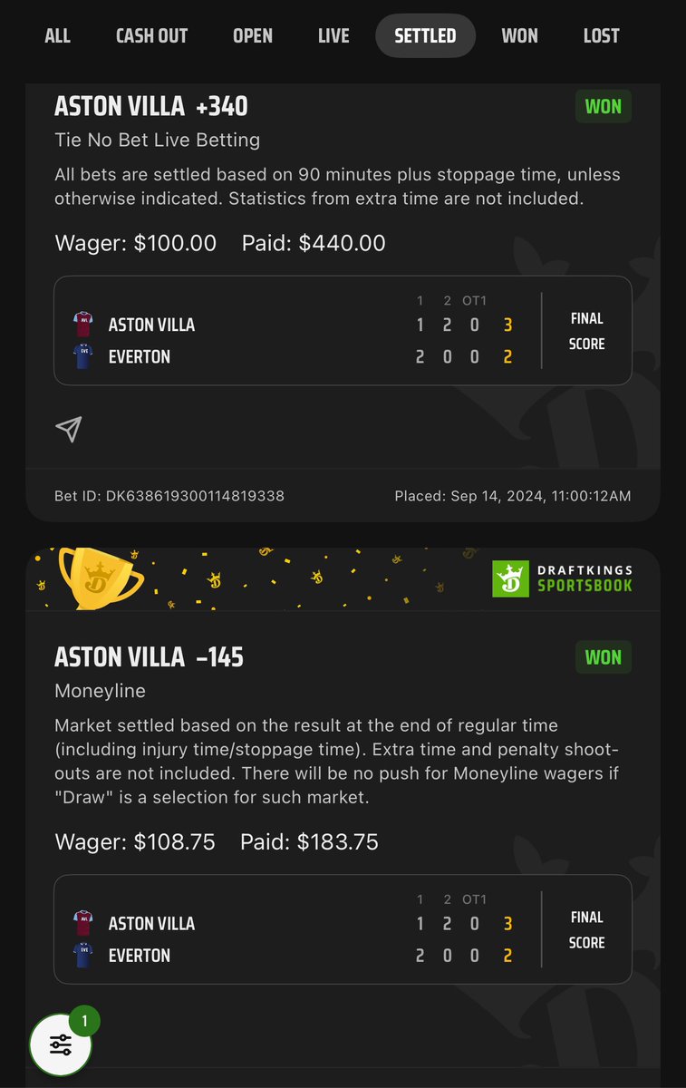 Never a doubt. #Villa