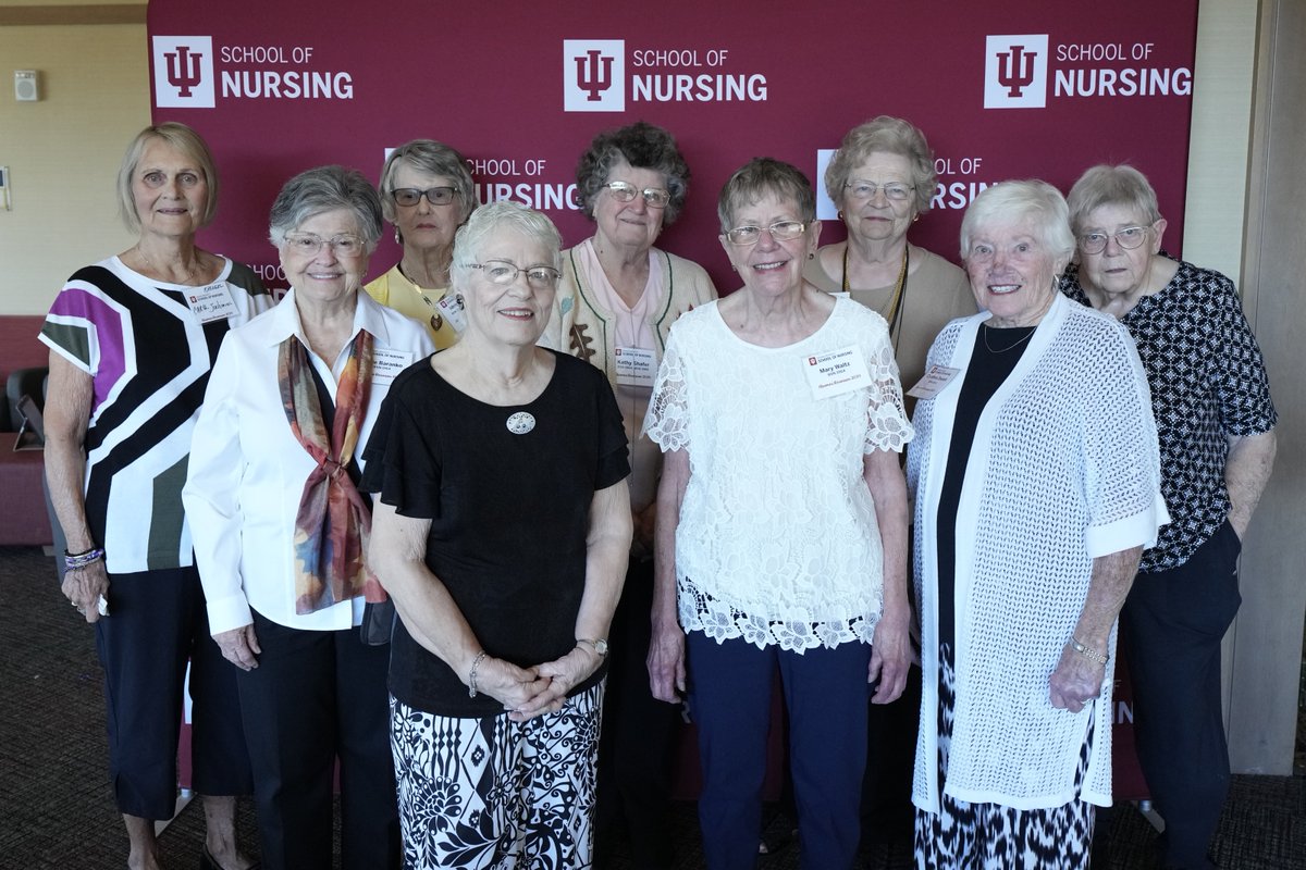 IUnursing's tweet photo. We're thrilled to have welcomed IU School of Nursing alumni to the IU Indianapolis campus for an Alumni Reunion Brunch this morning! 🎉 Thanks to all who joined in the celebration of many milestone graduation anniversaries. https://t.co/kVXAG0Grig