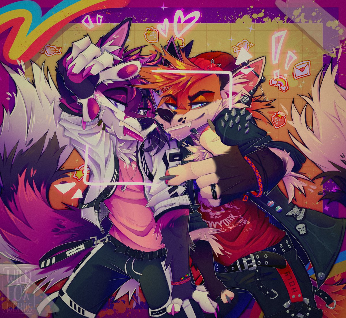 WildFoxWorks's tweet photo. XOXO🧡💜 https://t.co/lSktrKI2g7
