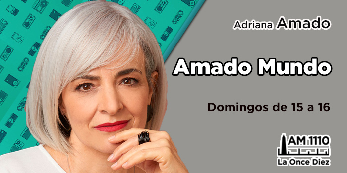 [15:00h] AHORA #AmadoMundo, te invita a reflexionar sobre el presente cambiante y abrirte a nuevos mundos, buscando la quietud en la tarde del domingo con la conducción de Adriana Amado <a href="/LadyAAmado/">Adriana Amado</a> hasta las 16h.

Por buenosaires.gob.ar/radiociudad