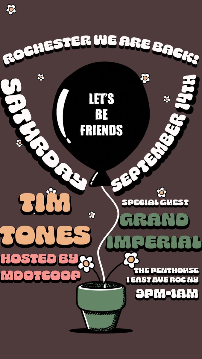 LBFParty's tweet image. Rochester, we are back tonight
#roc #letsbefriendsparty