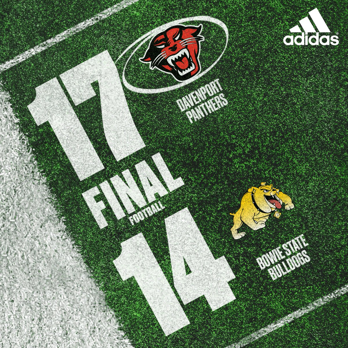 DUAthletics's tweet photo. Big win on the road at Bowie State to improve to 2-0! Collins and Smith each with a TD catch in the 1st half. 
#DUingWork #DUFootball #DUPanthers https://t.co/ycIGvzi3ZZ
