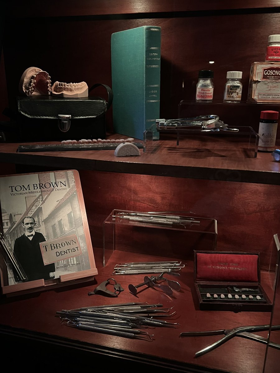 olljac's tweet image. I now have my very own home dentistry museum. Including some books generously gifted to me during my undergrad by former Dean Professor David McGowan of @DentalHistMag