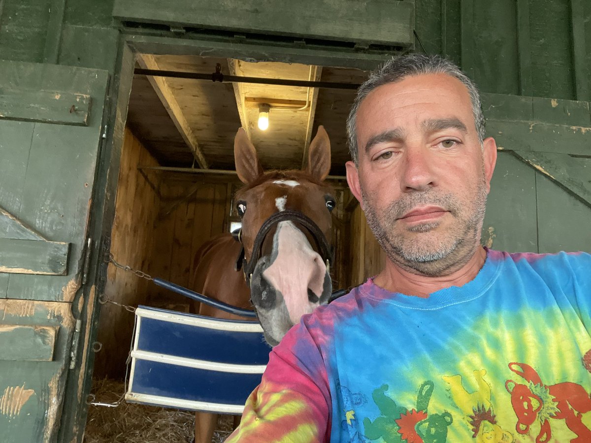SMThoroughbreds's tweet photo. #Monmouth
#Collected
#Funbelly
#2yofilly
#Terranova
Proud of The Sugars effort today. Interesting trip but got second at Monmouth after breaking behind the field and checking on the turn. Good job sweetie! https://t.co/i0roGerSiD