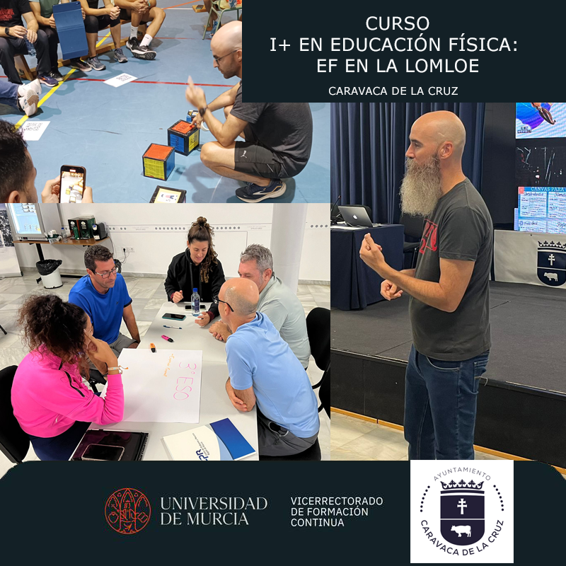 #CursosUMU
Continuamos el curso en #CaravacadelaCruz, con Pepe Arjona, Juanjo Pérez Soto y Maite Fajardo