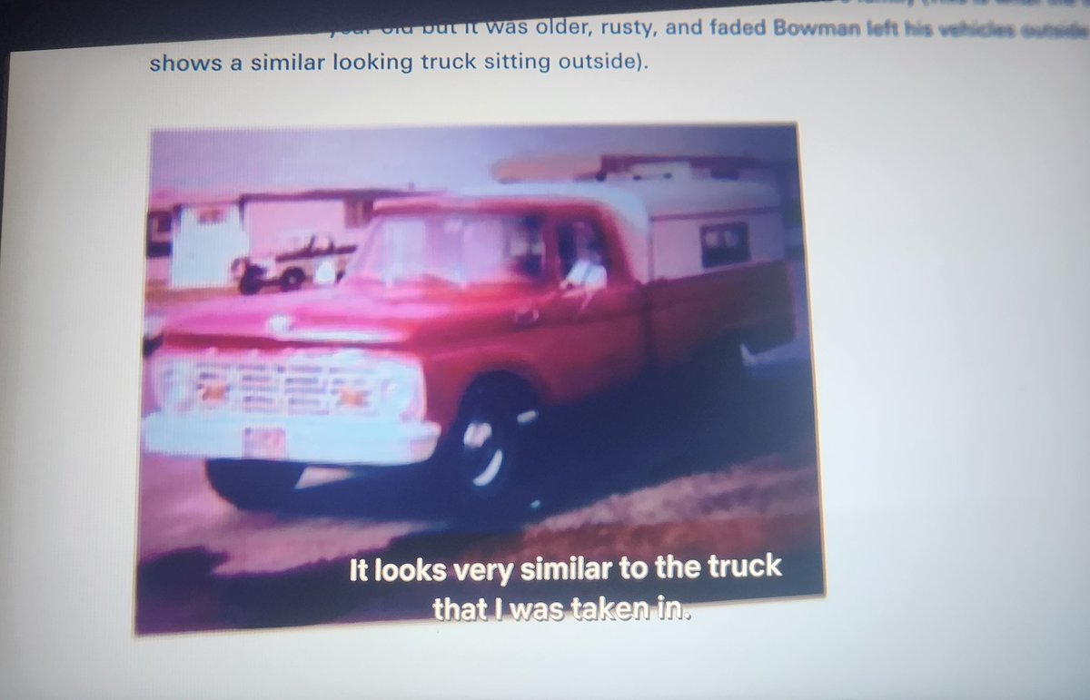 StormsandSativa's tweet photo. Immediately thought: isn't this the same truck they're looking for in the Morgan Nick case?!? 😳 #TheLostDaughter #Netflix #MorganNick #AundriaBowman #StillMissingMorgan #MorganNickFoundation https://t.co/z239sOZAXg