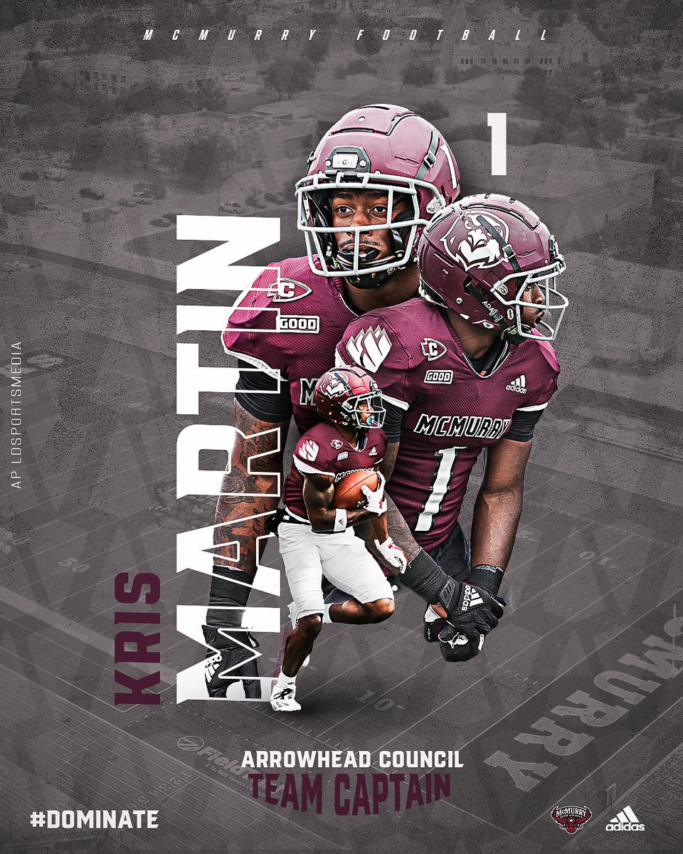 McMURRYFOOTBALL's tweet photo. Arrowhead Council TEAM Captains for 2Nite!

- Sr. LB #21 Zach Lambert
- Sr. DL #91 Kane Strohman
- Sr. LB #38 James White
- Sr. WR #1 Kris Martin

#WarHawksFAW
#DOMINATE
#GOOD https://t.co/60v5Kik9NN