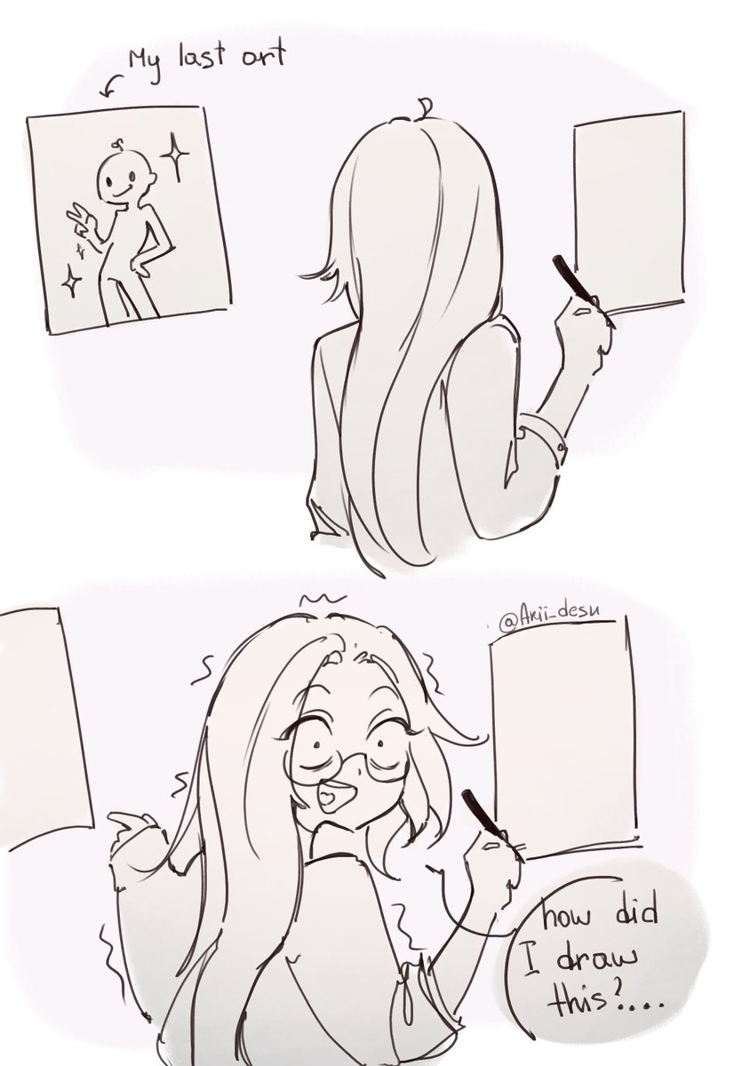 Akii_desu's tweet image. I always ask myself this question when I try to draw something new
Do you also forget how to draw?