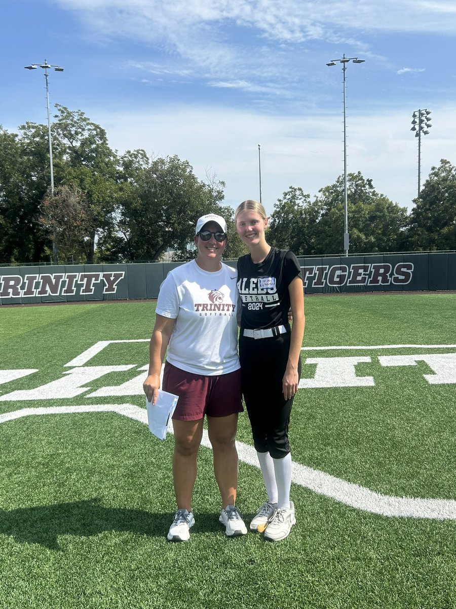 Lily Heckathorn (@heckathornlily) on Twitter photo Had a great time today at <a href="/TUSBTigers/">Trinity Softball</a> camp!! Thank you to <a href="/BWittenauer26/">Bailey Wittenauer</a> and the rest of the staff for hosting have us out! I learned a lot of things and I hope to be back soon! <a href="/LadycatSoftbal1/">Ladycat Softball</a> Had a great time today at <a href="/TUSBTigers/">Trinity Softball</a> camp!! Thank you to <a href="/BWittenauer26/">Bailey Wittenauer</a> and the rest of the staff for hosting have us out! I learned a lot of things and I hope to be back soon! <a href="/LadycatSoftbal1/">Ladycat Softball</a>