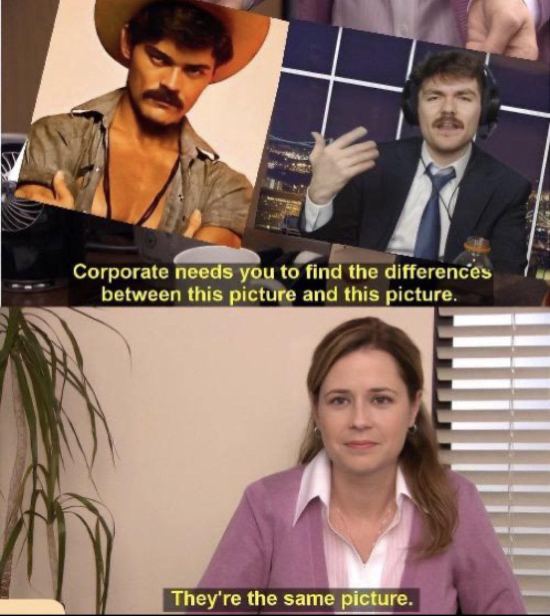OwenBenjamin's tweet photo. It’s amazing when you realize trumps opening song “ymca” was sung by a previous incarnation of Nick Fuentes. Moments after allegedly succumbing to full blown aids, the cowboy from the village people was reborn as nagging and unsatisfiable right wing Catholic Nick Fuentes. https://t.co/a6CfpAaoS8