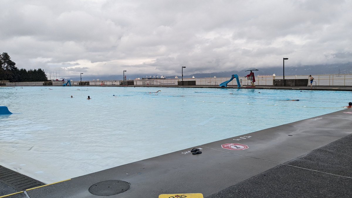 #swimming  #Vancouver  last week for outdoor swims