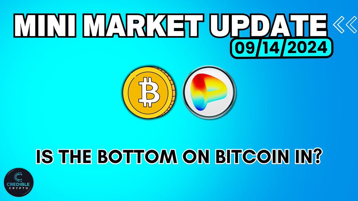 CredibleCrypto's tweet photo. New Bitcoin market update is now LIVE!

Let's talk about this recent move up. I break down what I'm looking at, why it's important, and how to put it all together.

I also touch on $CRV 👀

Likes/shares appreciated as always. Enjoy 👇

https://t.co/qgeZWmrU0X https://t.co/X2BQtTI1Be