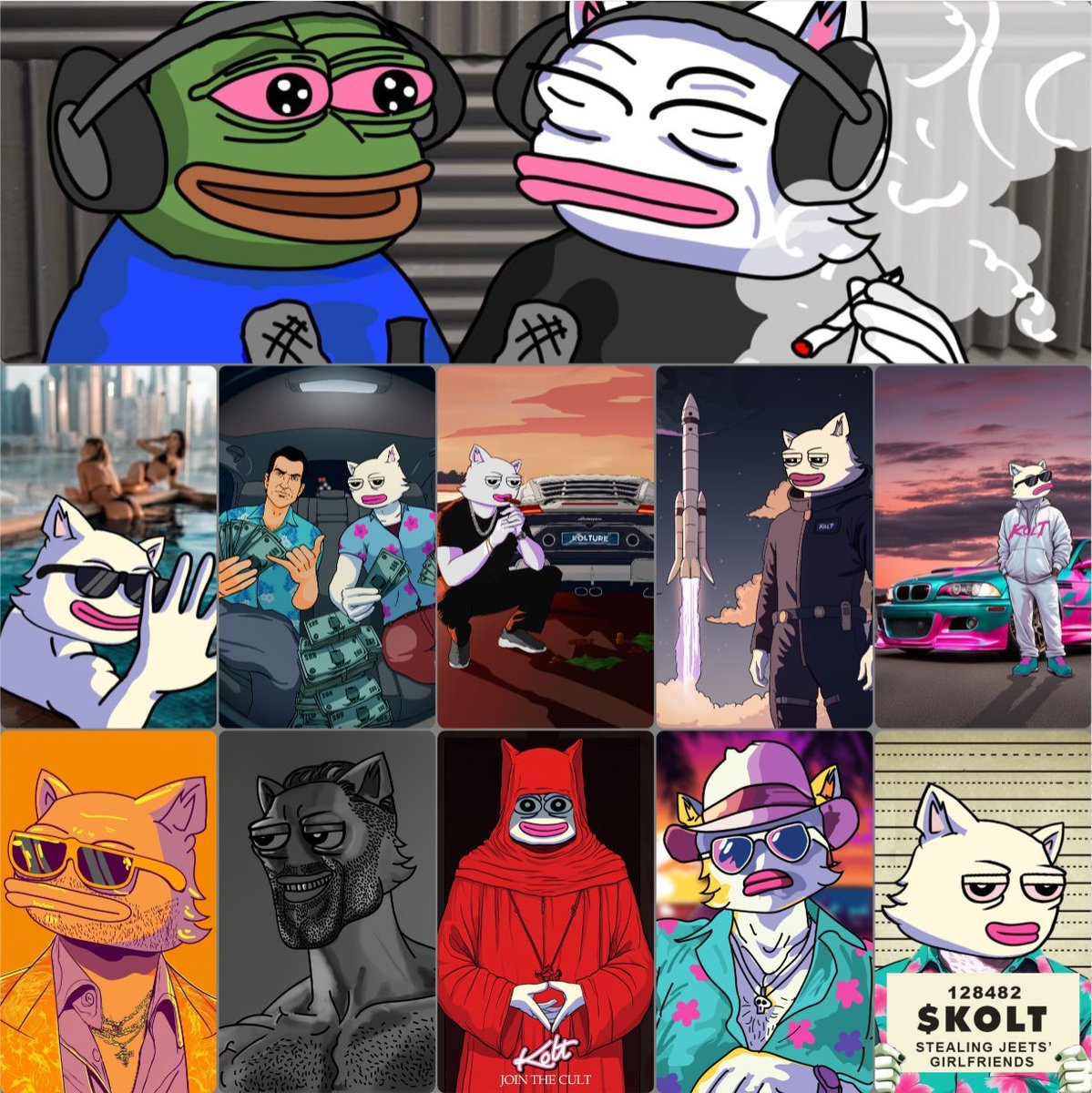 specialOxyMoron's tweet photo. 🧵  8/12  |  🎥 Hilarious memes, crazy animations, and more! $KOLT is taking over with viral content

It’s not all serious. $KOLT is about having fun too. They've already rolled out a series of cool and hilarious animations featuring the $KOLT token, with more to come 😂

These viral memes and animations are designed to keep the community engaged while attracting new investors. And guess what? They’re just the beginning of a creative wave that’s going to push $KOLT even further into the spotlight 🚀

$KOLT is not just a coin - it is a culture! #KOLTURE