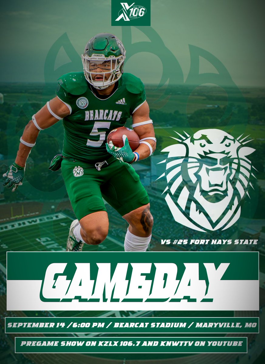 It's Gameday Bearcat fans! Tune in at 5:00 pm to KNWTtv on Youtube for Bearcat Gameday with Wiley Ray and Jaden Varner and then head over to KZLX for tonight's broadcast at 6:00 pm!