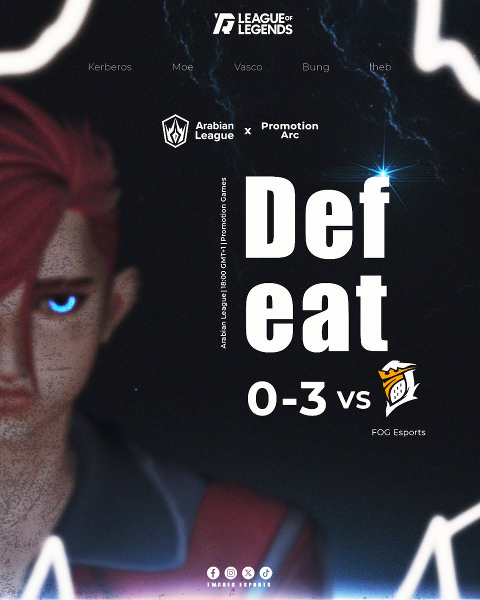 TwaregEsports's tweet image. We're sorry, we didn't make it to division 1, we'll bounce back better in the next year!
#TRG_Family | #ArabianLeagueLoL