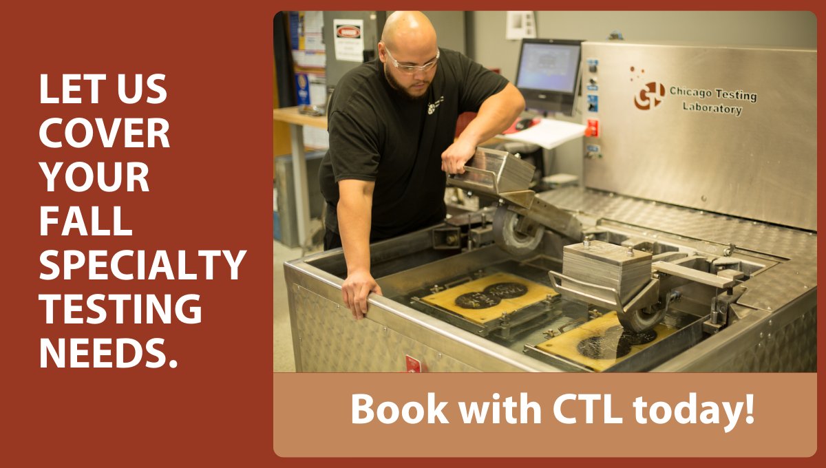 CHITestingLab's tweet image. Chicago Testing Lab offers specialty laboratory and field testing for asphalt, concrete, and soil. 

Learn more about our testing and book your project here! 
bit.ly/47hfMxe

#ChicagoTestingLab #CTL #SpecialtyTesting #RoadWork #AsphaltTesting