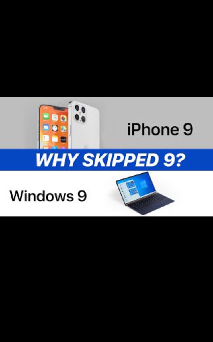 kULDEEP_MEENA5's tweet photo. there was no "Windows 9",

there was no "iPhone 9",

yes, Both Apple &amp; Microsoft skipped "9" but Why ,

Is this really coincidence or something else ?

Who really knows why? #iPhone9 #windows9 #Microsoft #apple https://t.co/hmSamRahtO