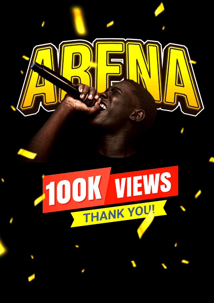 ebrimajoofer's tweet photo. 🎉 100k Views Celebration! 🎉

“We did it, 100k views in just 4 weeks! I’m beyond grateful for all the love and support you’ve shown me on this journey 🙏🏾. To say thank you, I’ve got something special for you all… 🎶✨
EXCLUSIVE Acoustic Version of Arena Coming Soon🔜 https://t.co/qL9eGQRi7Q