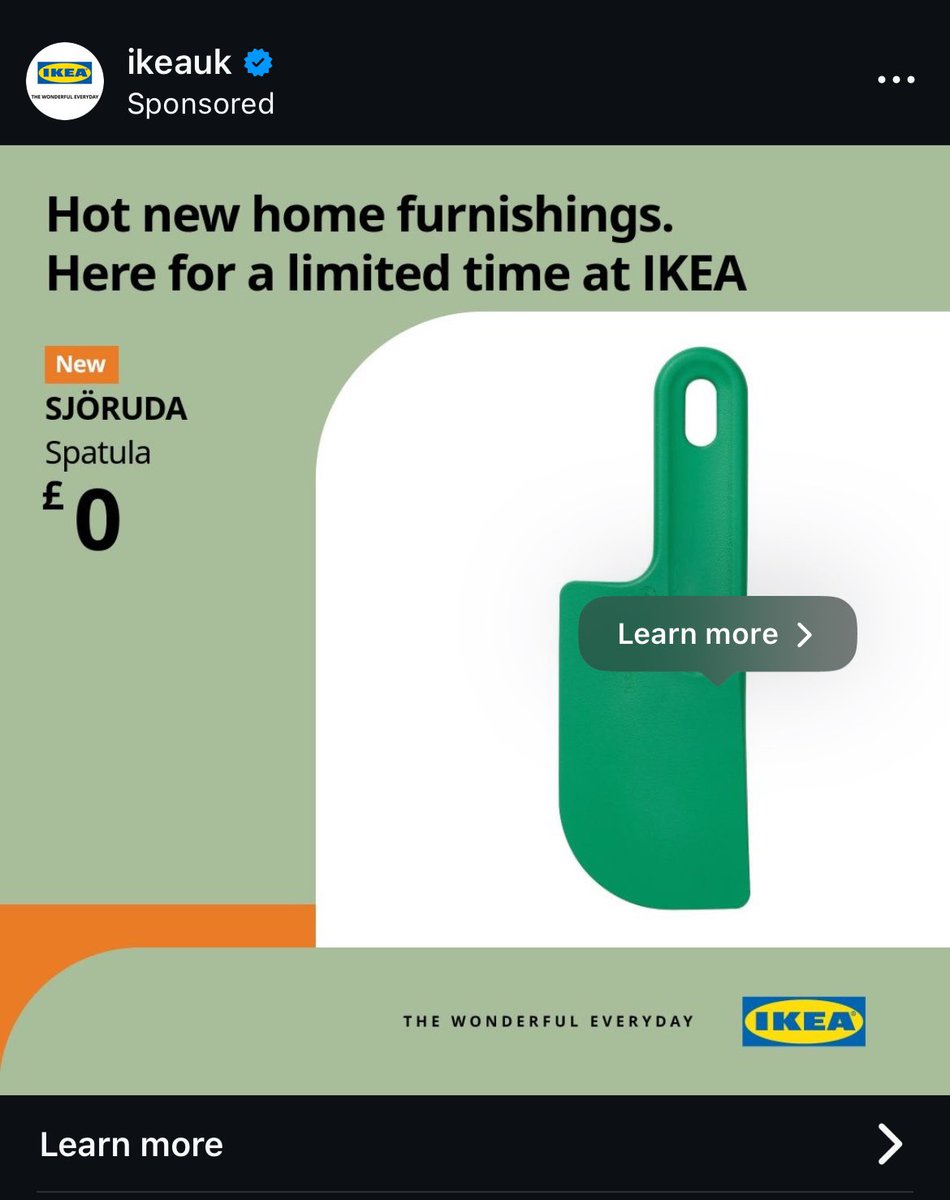 EdizAkcay's tweet photo. It seems you need decimals in the Instagram ad, @IKEAUK or is it free? 🤔 https://t.co/HXFrPwEpBS