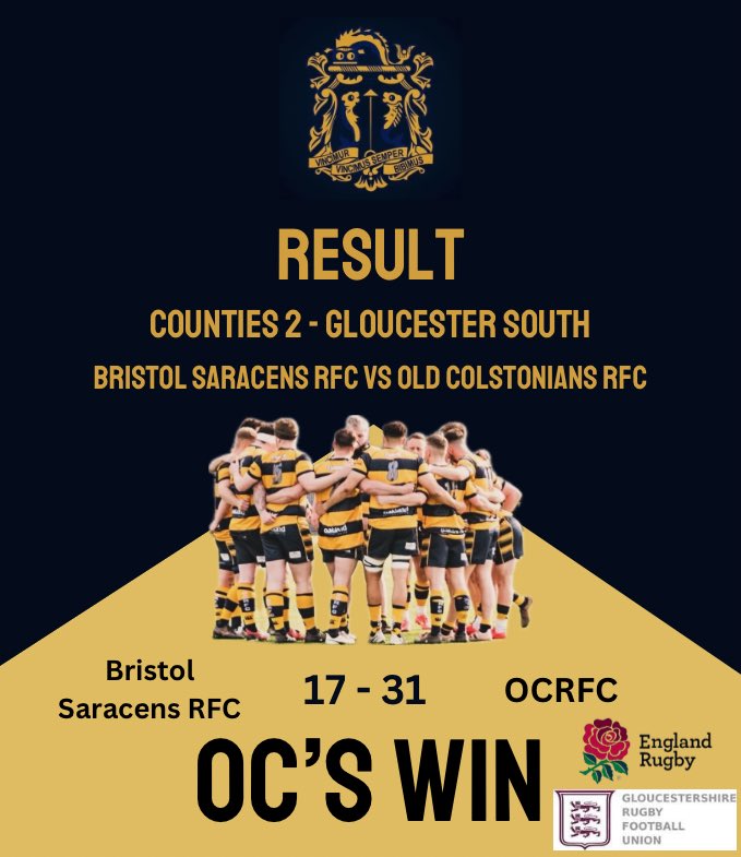 OC_RFC's tweet image. 🔷🔶 OCs WIN🔶🔷

Big thank you to @BristolSaracens and best of luck with the rest of the season.