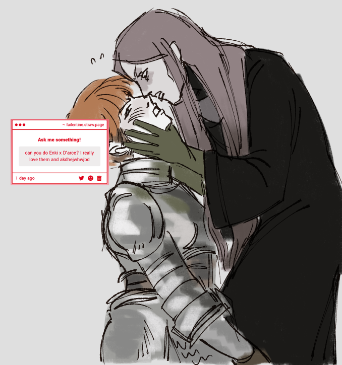 failentineland's tweet photo. thank youfor thew cute rag !  if i had to pick id say my second favorite moonscorch is dysmorphia shes just impossible for me to draw lolol https://t.co/k6tKzduoye