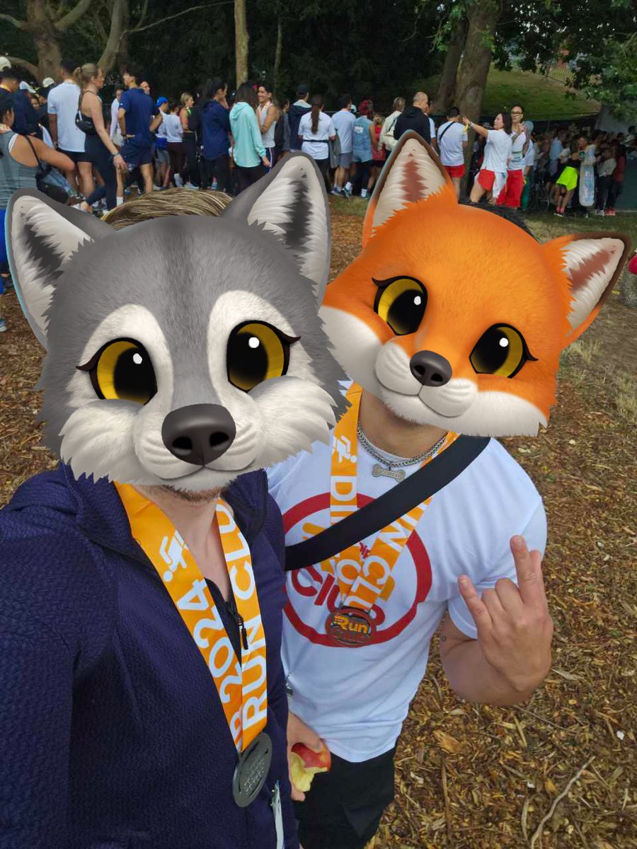First 5K complete! 🏃‍♂️🐾 

🐺: <a href="/theDidacticWolf/">Didact 🔜 FC</a>  (there wasn’t a deer face emoji 🤣