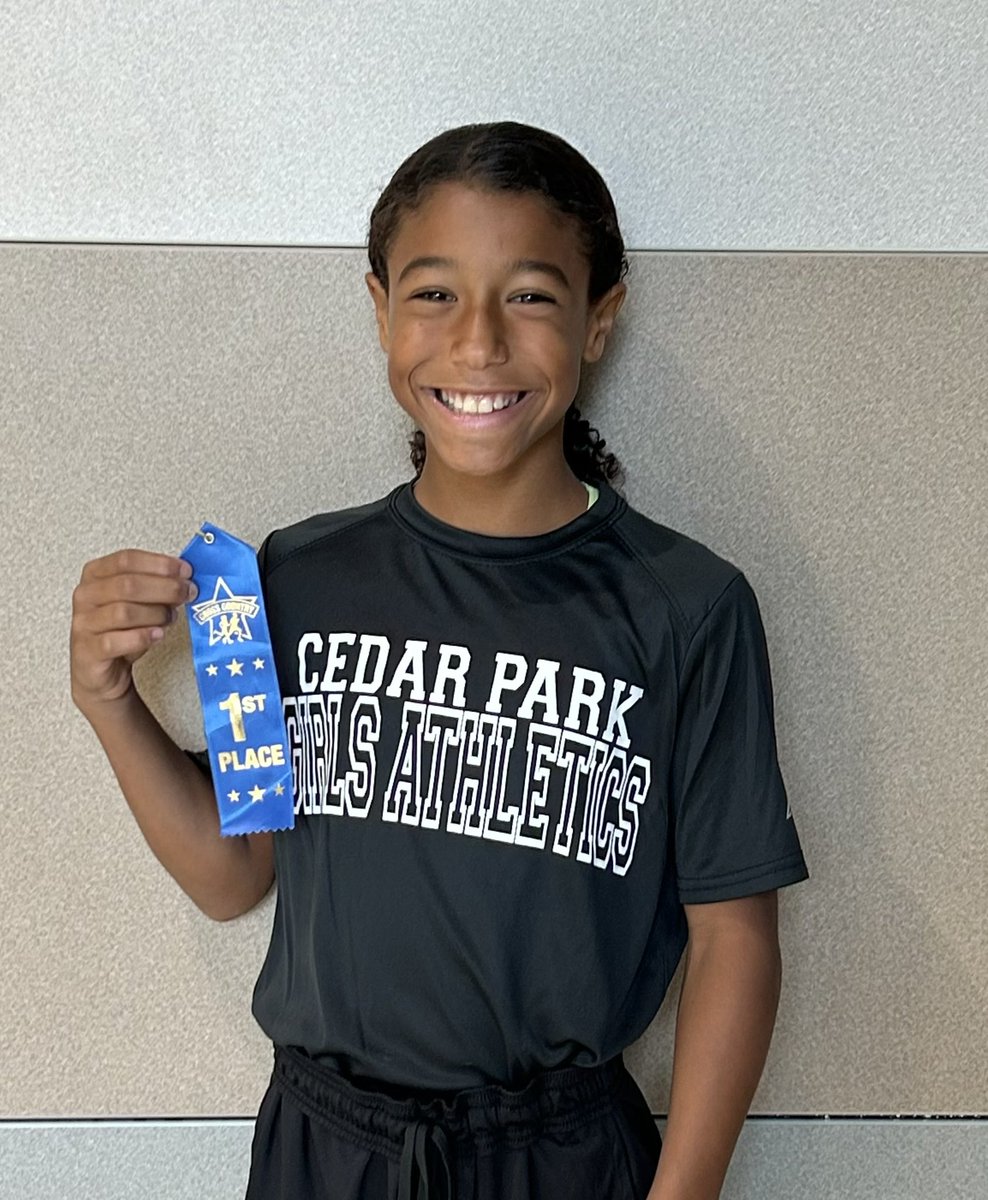 Congratulations to Taylor Fountain on crushing the competition in the first cross country meet of the year! She capture the blue ribbon with a time of 13:26. Great job, Taylor!