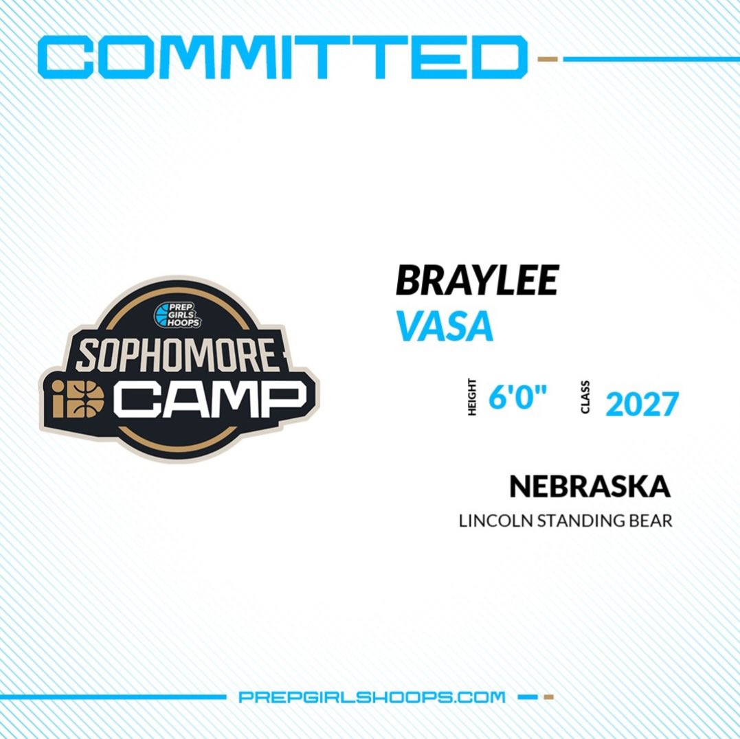 Braylee Vasa (@brayleevasa) on Twitter photo Excited to be at the Sophmore ID Camp tomorrow! See you all there! <a href="/PrepGirlsHoops/">Prep Girls Hoops 🏀</a> <a href="/PGHNebraska/">Prep Girls Hoops Nebraska</a> <a href="/PGHMinnesota/">Prep Girls Hoops Minnesota</a> <a href="/PGHBrooks/">Jeremy Brooks</a> Excited to be at the Sophmore ID Camp tomorrow! See you all there! <a href="/PrepGirlsHoops/">Prep Girls Hoops 🏀</a> <a href="/PGHNebraska/">Prep Girls Hoops Nebraska</a> <a href="/PGHMinnesota/">Prep Girls Hoops Minnesota</a> <a href="/PGHBrooks/">Jeremy Brooks</a>