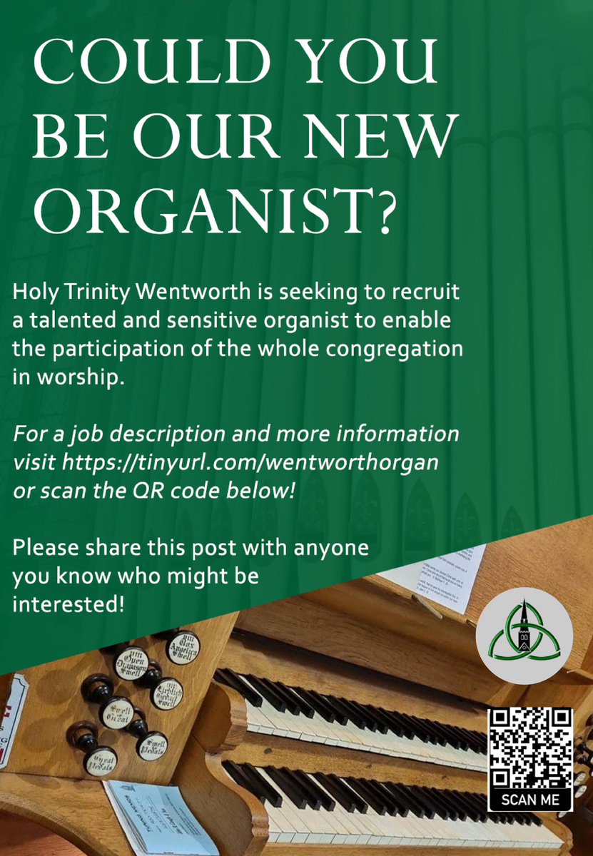 Could you be our new #organist ? #organ #fatherwillis #recruitment