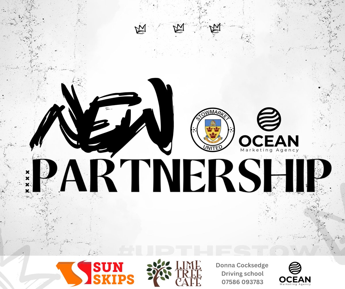 OCEAN Marketing Agency (@oceanmm22) on Twitter photo We are delighted to strike another working partnership with <a href="/bury_sunday/">Premier Logos Bury Sunday League</a> team <a href="/StowmarketUtdFc/">Stowmarket United</a> providing them graphics and helping them off the field for the 24/25 season
#upthestow We are delighted to strike another working partnership with <a href="/bury_sunday/">Premier Logos Bury Sunday League</a> team <a href="/StowmarketUtdFc/">Stowmarket United</a> providing them graphics and helping them off the field for the 24/25 season
#upthestow