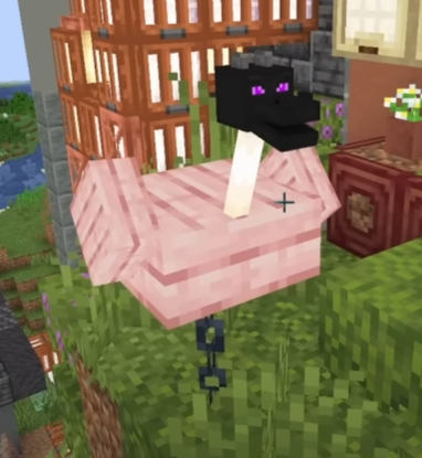 MochaShorky's tweet photo. Hey! It's that flamingo! 
#Hermitcraftfanart #Hermitcraft https://t.co/lbt2KxFHPw