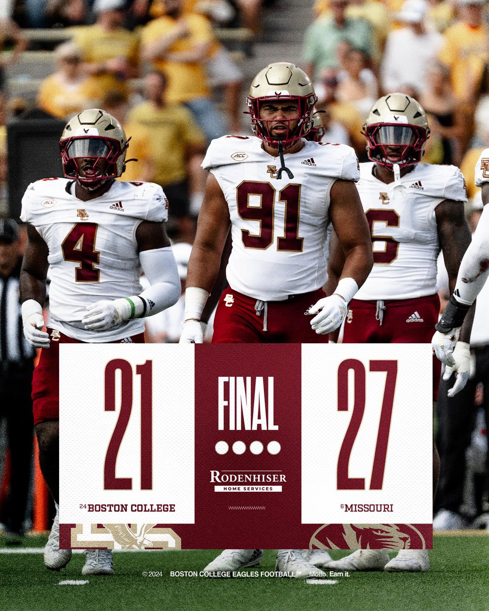 BillBoydIII's tweet photo. Kudos to my @SLLForg alum & colleague, @KurtisGregory51 , & his @MizzouFootball for their convincing win over @BCFootball today @ Faurot Field! The #DeathRowDefense is 2legit! Congrats! PM me a good mailing address to claim your prize & bragging rights! It was a great game today! https://t.co/PcppYzkwob