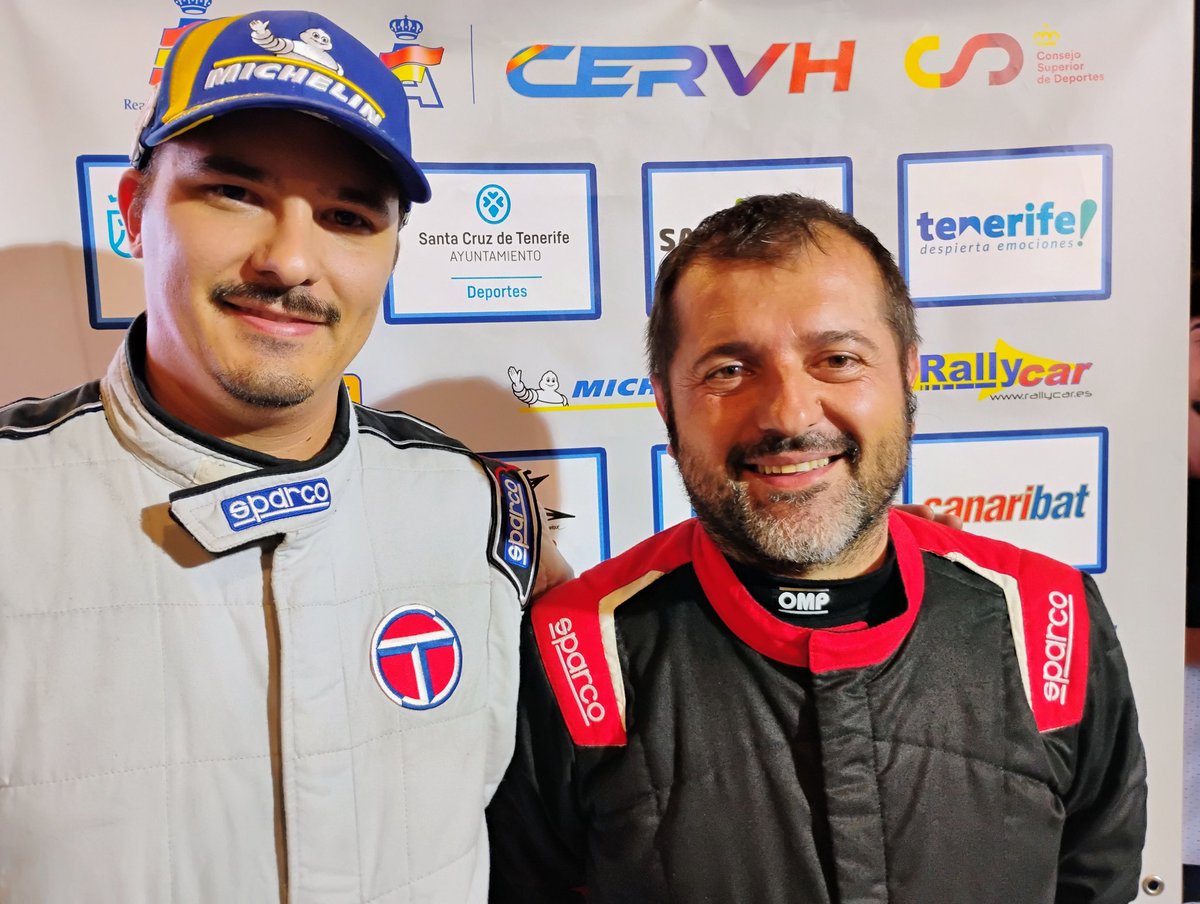 cerh_rfeda's tweet photo. Terminado el #RallyeIslaTenerife con victoria absoluta y en #Pre2000 del #CERVH para Manuel Muniente y Diego Rodríguez Louzao. En #Pre81 se han impuesto Raimon Martínez y Rusbel Pérez y en #pre90 Armando Díaz y Elena Pérez https://t.co/r1cUbXgous