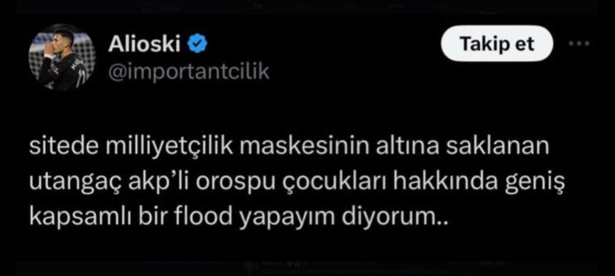 Cumhurbaşkanına hakaret edip Akp seçmenine “orospu çocuğu” diyen Alioski rumuzlu Yunus Emre Uludağ tutuklansın.

#freeJahrein

#AlioskiTutuklansın

#JahreinYalnızDeğildir