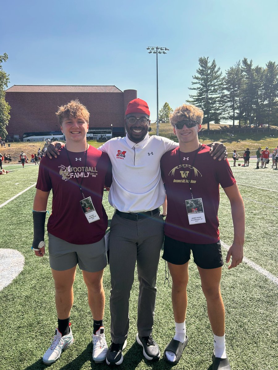 burge_jenner's tweet photo. Had a great time at @MuskingumFB today. Thank you @CoachNBowie @CoachIeuter @CoachHuhn @siteswill1 #goskies https://t.co/kTvBV2Jm3a