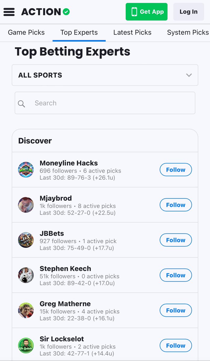 Moneylinehacks's tweet image. 🏆 #1 Verified Betting Expert on Action Network! ✅
Join 700+ members cashing in on exclusive free picks & tools.📈
Check it out ⬇️⬇️
action.onelink.me/qhpb/moneyline…
💰 +83.06 units May - August
🔥 +14u today alone!
Don’t miss out on winning plays!
#BettingAlerts #NFL #CFBPicks